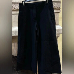 Ann Taylor Size 4 Black Wide Leg Dress Pants Trousers
